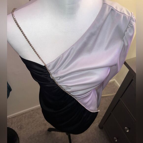 Gorgeous vintage 80’s Wayne diamond dress - Picture 7 of 10